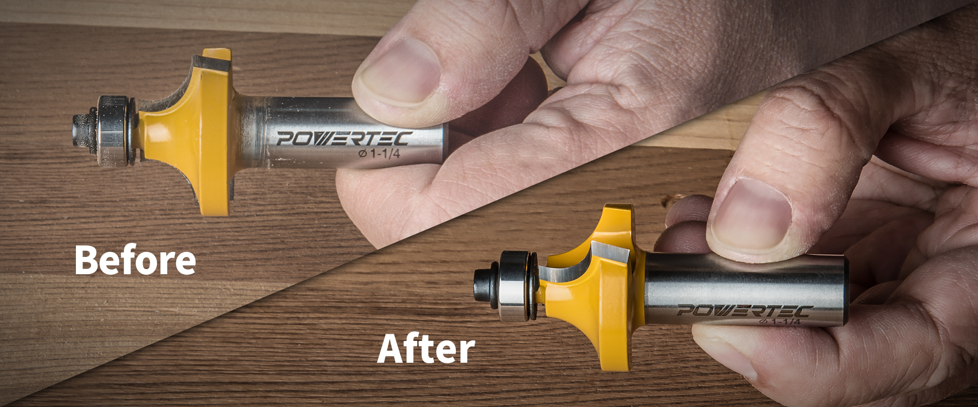 router bits Cleaning - POWERTEC Router Accessories
