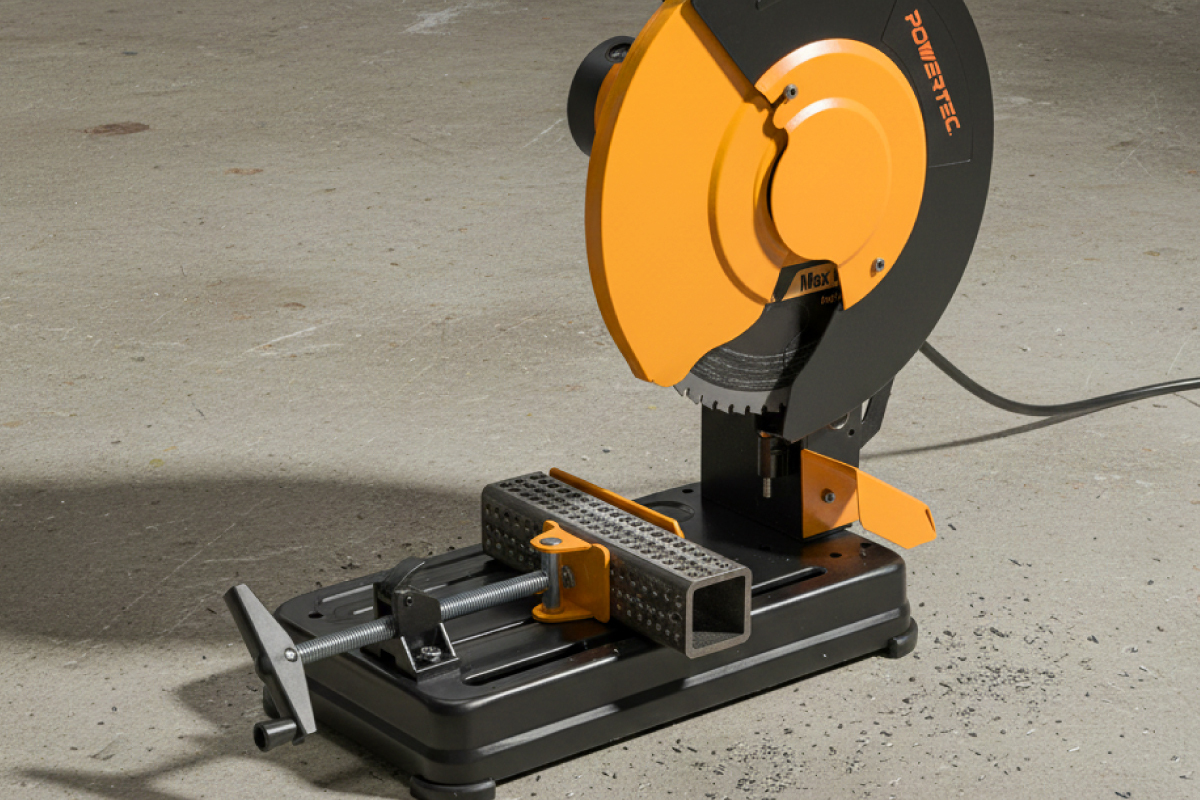 metal chop saw with multi material cutting capability