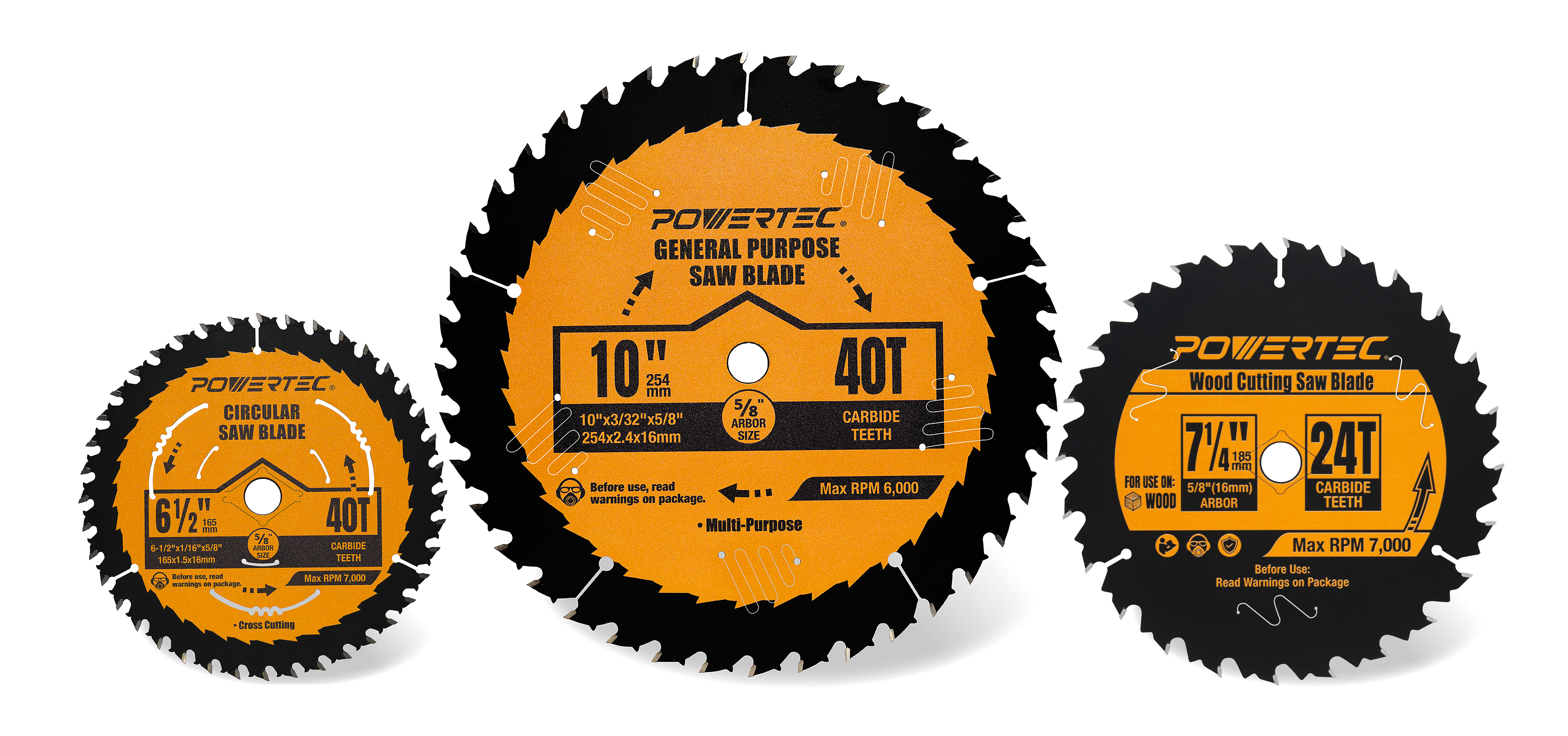 circular saw blade diameter