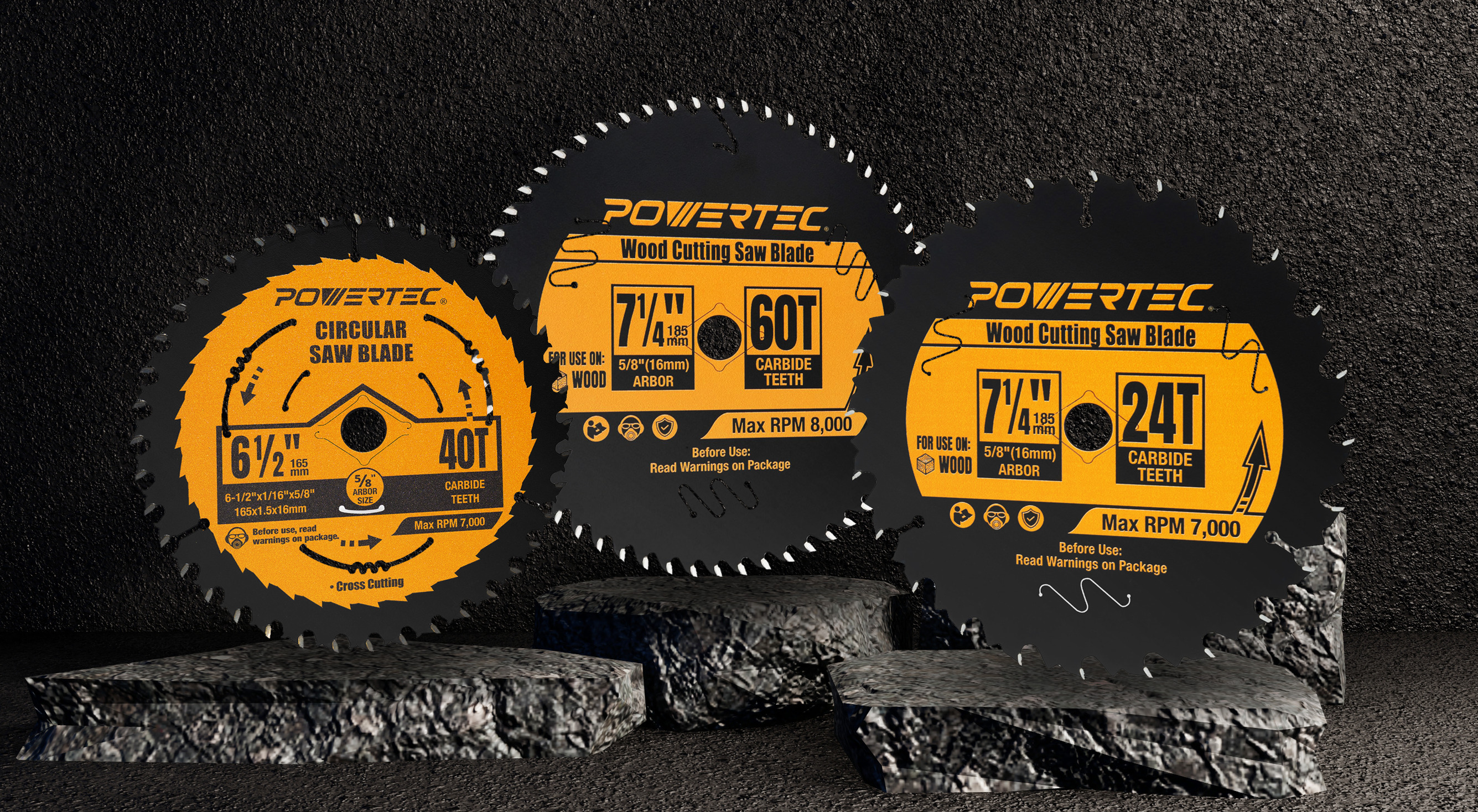 powertec circular saw blades
