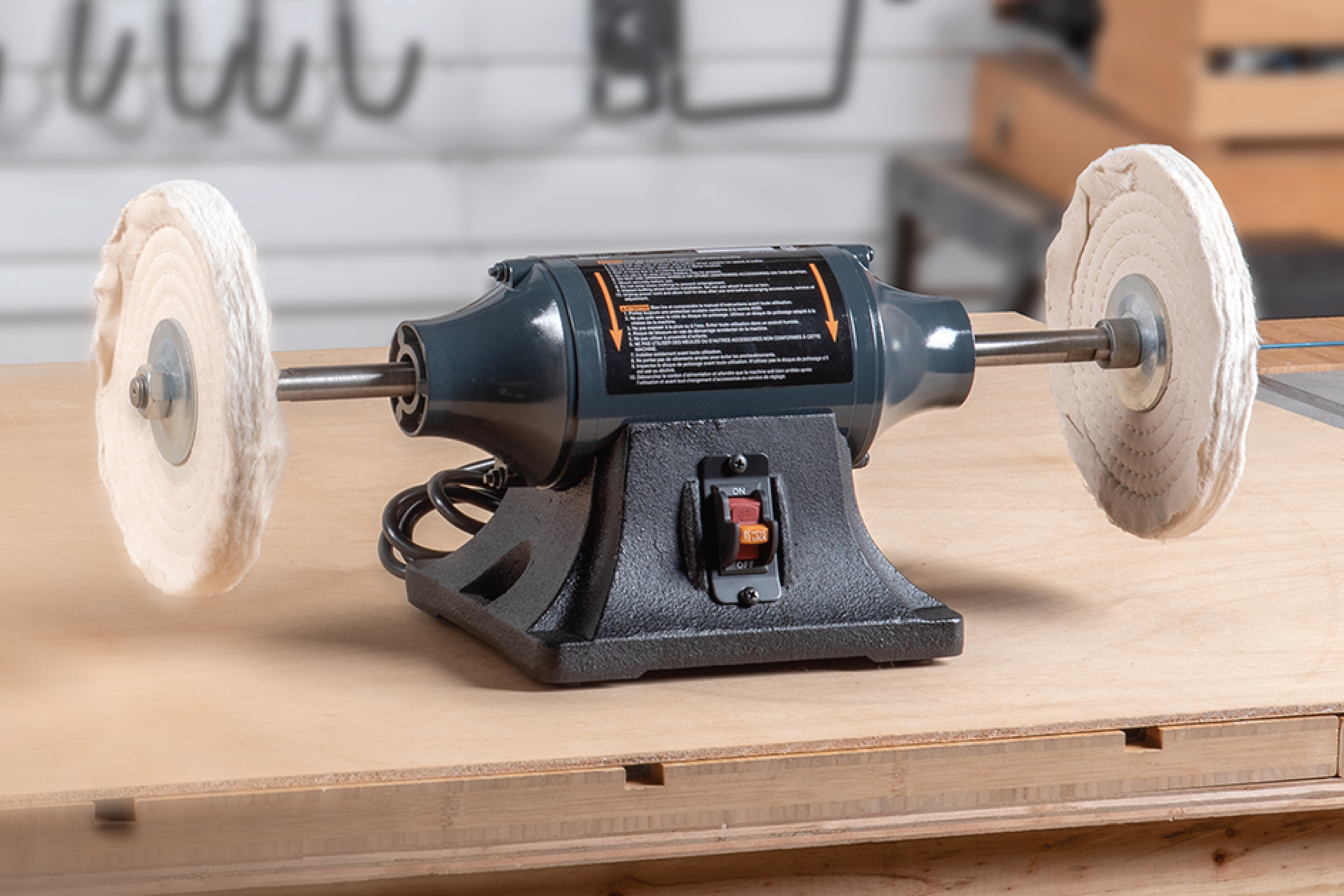 POWERTEC BF800 Bench Buffer